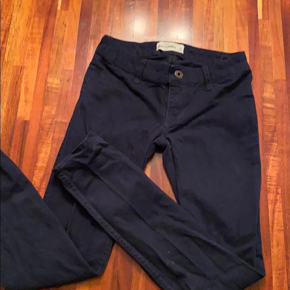 Girls Abercrombie Navy Pants